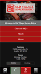Mobile Screenshot of oldvillagekoreanbbq.com